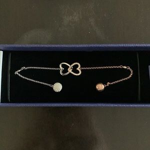 Swarovski Remix Collection Forever Strand - mixed metal finish bracelet